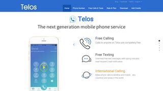 
                            2. Telos - Free Phone Calls, Texts & Walkie Talkie, PTT