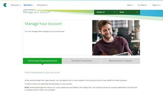 
                            4. Telstra Business - Manage your account