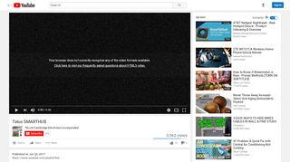 
                            5. Telus SMARTHUB - YouTube