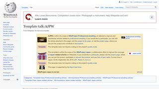 
                            6. Template talk:AJPW - Wikipedia