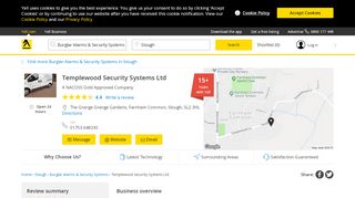 
                            8. Templewood Security Systems Ltd, Slough | Burglar Alarms ...