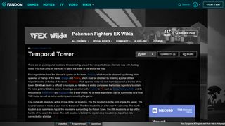 
                            3. Temporal Tower | Pokemon Fighters EX Wikia | FANDOM powered by ...