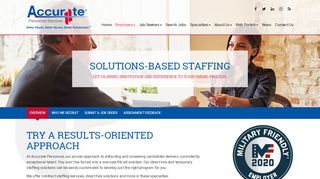 
                            3. Temporary Staffing Solutions | Accurate Personnel