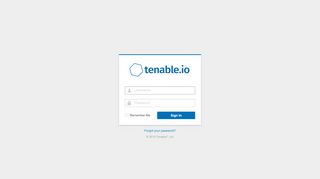 
                            1. Tenable.io / Login