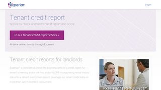 
                            4. Tenant Credit Report - Experian Connect