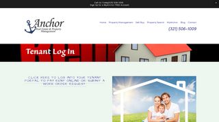 
                            6. Tenant Login - Anchor Real Estate Property Management