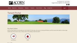 
                            6. Tenant Portal - Acorn Property Management