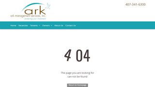 
                            1. Tenant Portal - Ark Management Services Inc.