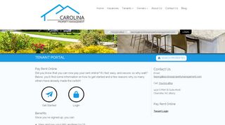 
                            3. Tenant Portal | Carolina Property Management, LLC