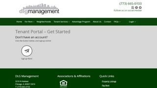 
                            2. Tenant Portal - DLG Management