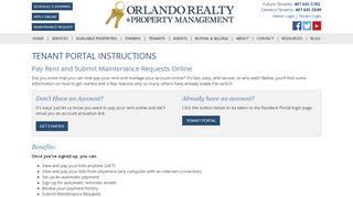 
                            3. Tenant Portal Instructions - Orlando Realty and Property Management