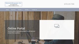 
                            8. Tenant Portal | Krone & Bushard | California