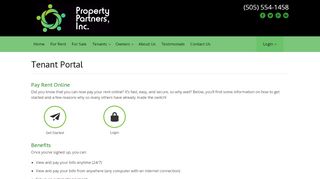 
                            2. Tenant Portal - Property Partners, Inc.