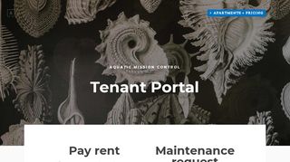 
                            1. Tenant Portal - The Aquatic