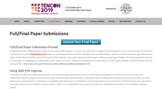 
                            6. TENCON 2019 | Submissions