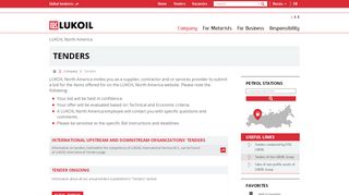 
                            4. Tenders - LUKOIL North America