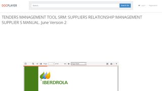 
                            9. TENDERS MANAGEMENT TOOL SRM: SUPPLIERS RELATIONSHIP ...