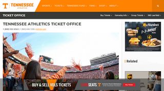 
                            6. Tennessee Athletics Ticket Office - University of Tennessee Athletics