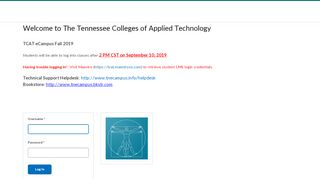 
                            2. Tennessee Colleges of Applied Technology: Login