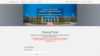 
                            9. Tennessee Tech - Parking Portal