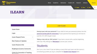 
                            10. Tennessee Technological University - iLearn