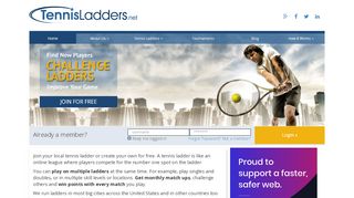 
                            9. Tennis ladders for everyone. Singles, doubles and tournaments ...