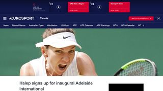 
                            4. Tennis news - Simona Halep signs up for inaugural Adelaide ...