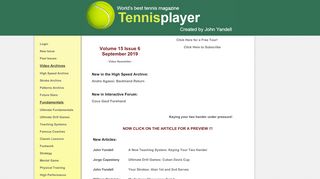 
                            6. tennisplayer.net - New Issue August 2019