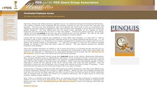 
                            3. Terminated Employee Access - PDS