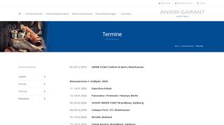 
                            7. Termine. ANWR-GARANT-AT - ANWR GARANT AUSTRIA GmbH