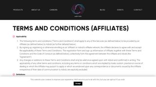 
                            1. terms and conditions affiliates - Advidi