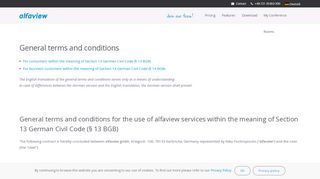 
                            5. Terms and Conditions – alfaview