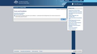 
                            2. Terms and Conditions - Expression of Interest ... - Skillselect