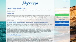 
                            7. Terms and Conditions - MyScripps - Login Page