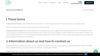 
                            5. Terms & Conditions | iPill