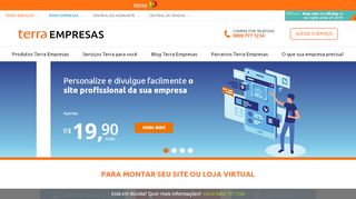 
                            2. Terra Empresas: Criador de sites, Hospedagem e …