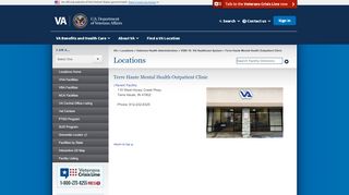 
                            9. Terre Haute Mental Health Outpatient Clinic - Locations - VA.gov