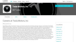 
                            5. Tesla Motors, Inc Jobs - Find Job Openings at Tesla Motors ...