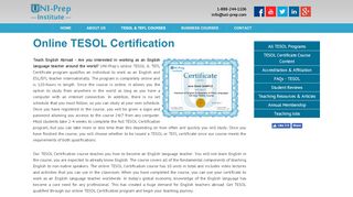 
                            6. TESOL/TEFL Certification $250 | Accredited Course