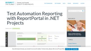 
                            9. Test Automation Reporting with ReportPortal in .NET Projects