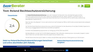 
                            9. Test: Roland Rechtsschutzversicherung | BesserBerater