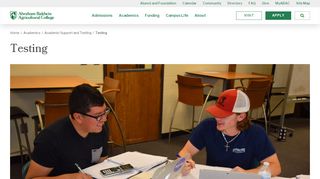 
                            6. Testing - Abraham Baldwin Agricultural College Abraham Baldwin ...