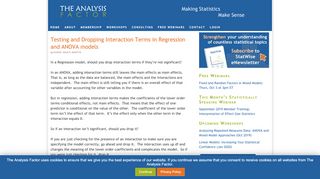 
                            1. Testing and Dropping Interaction Terms in Regression and ...