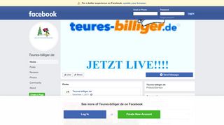 
                            4. Teures-billiger.de - Home | Facebook