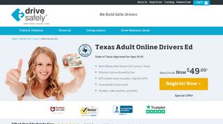 
                            1. Texas Adult Drivers Ed - idrivesafely.com