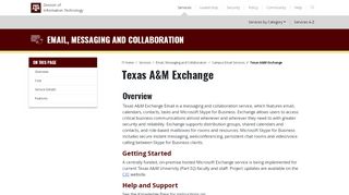 
                            10. Texas A&M Exchange | IT.tamu.edu