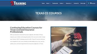 
                            3. Texas CE Courses - 2021 Training