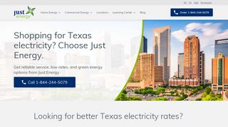 
                            6. Texas Electricity | Just Energy | 855-481-1359