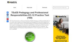 
                            8. TExES Pedagogy and Professional Responsibilities EC-12 ...