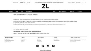 
                            5. Thank You! - Zappos Luxury | Zappos Luxury